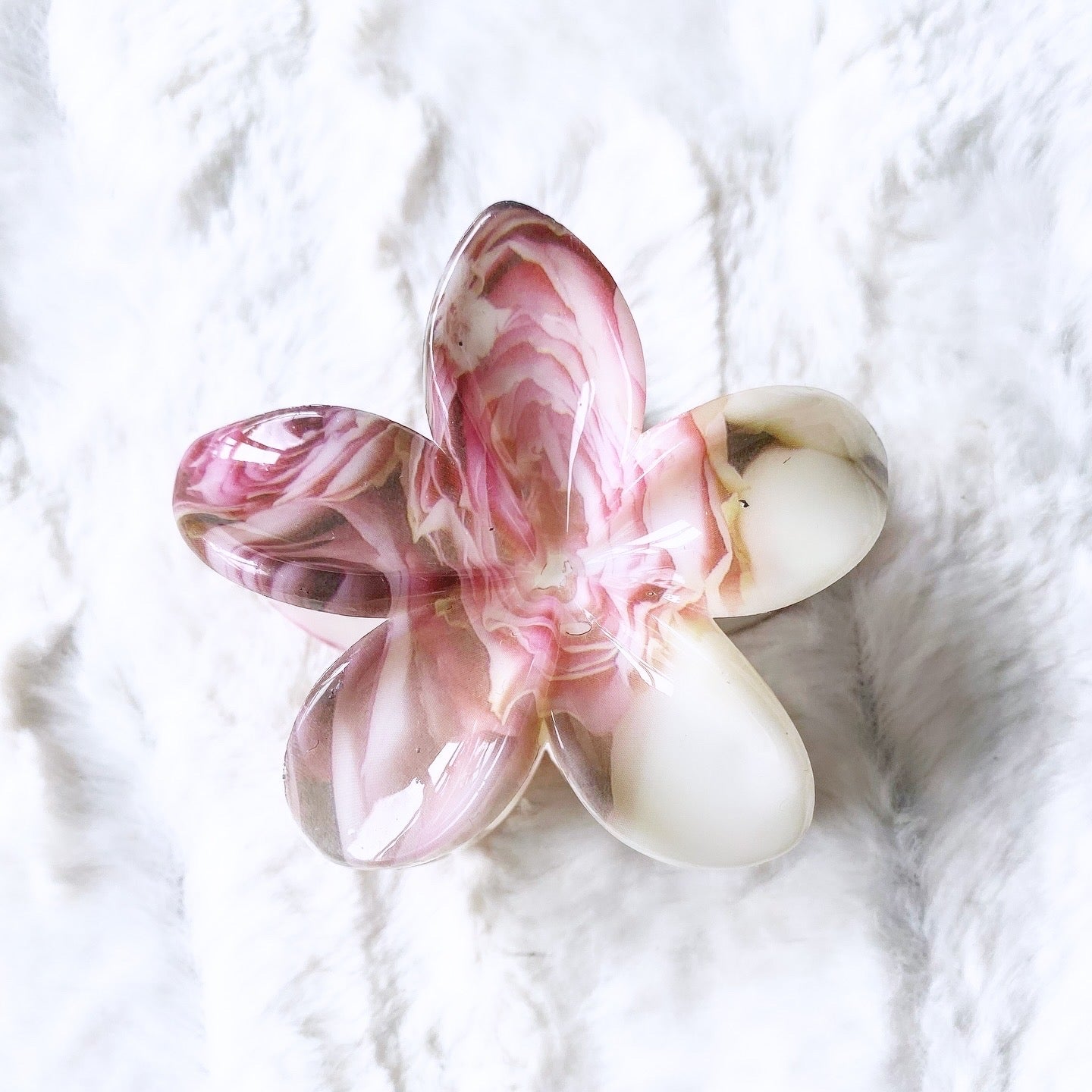 Pince à cheveux fleur de tiaré