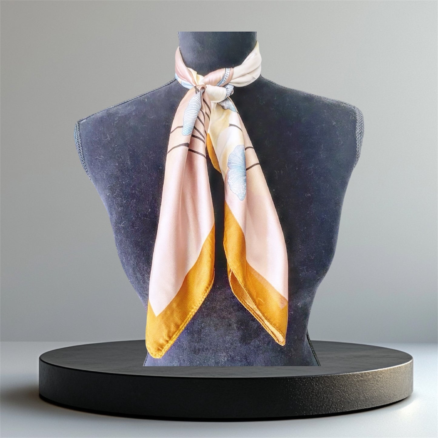 Foulard effet soie