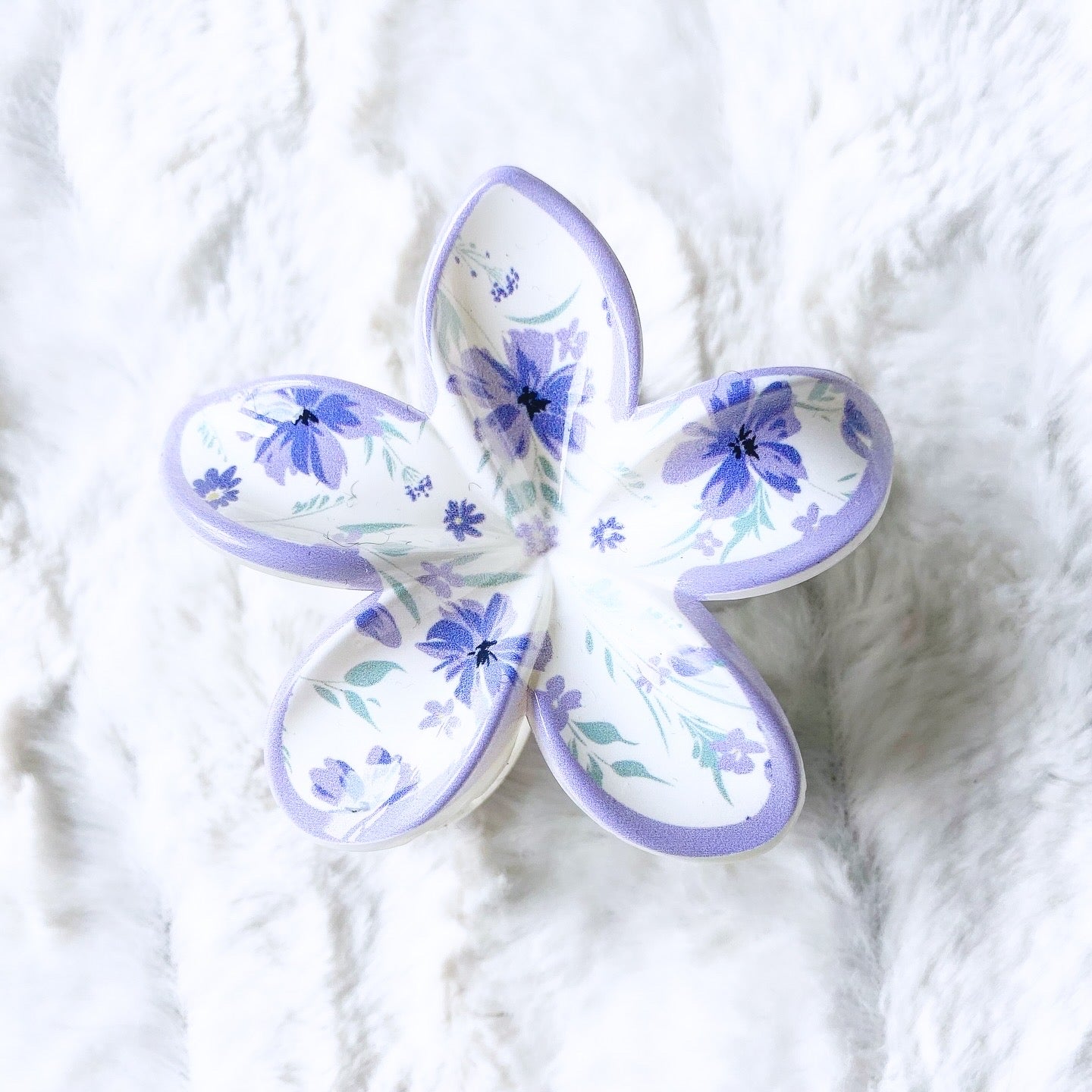 Pince à cheveux fleur de tiaré