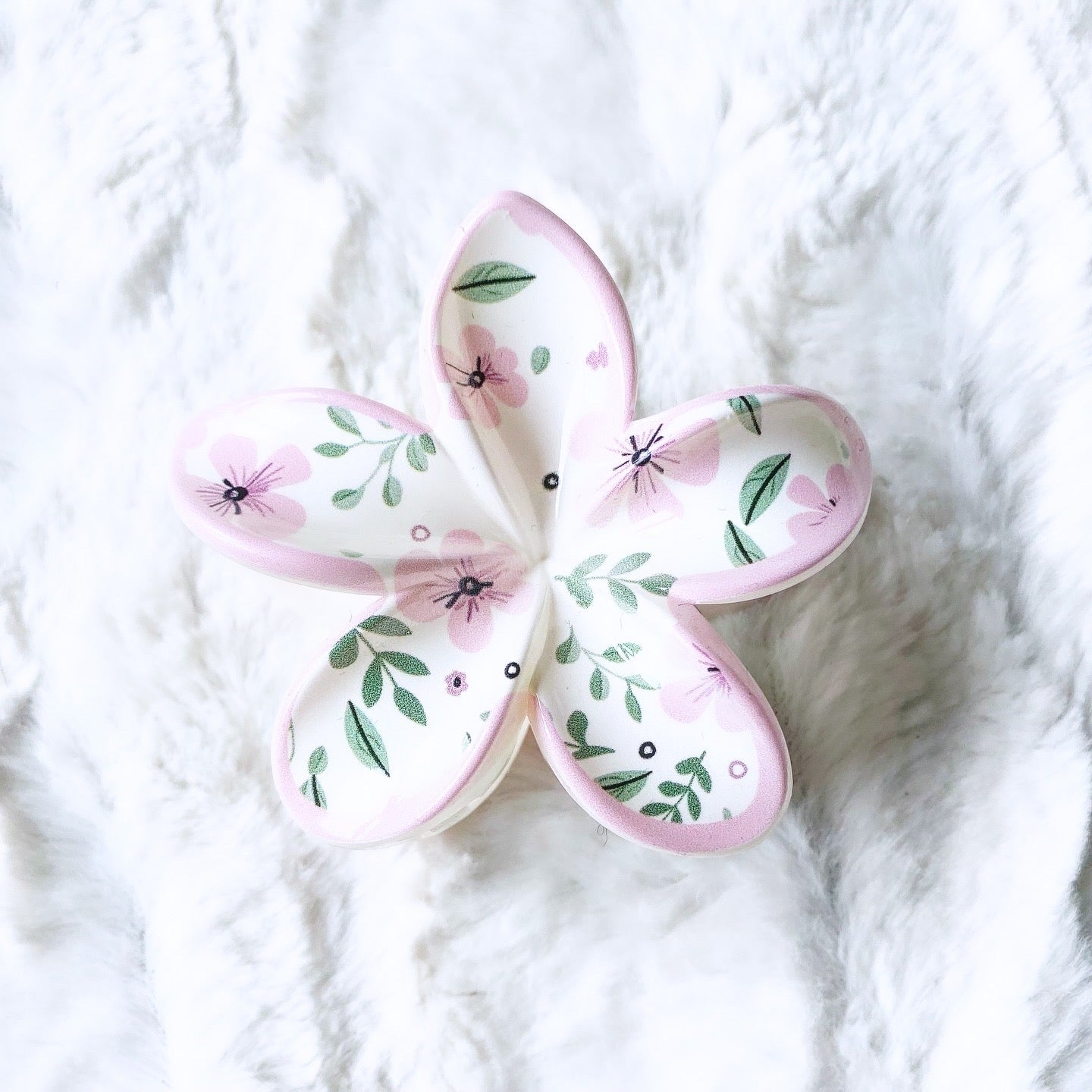 Pince à cheveux fleur de tiaré