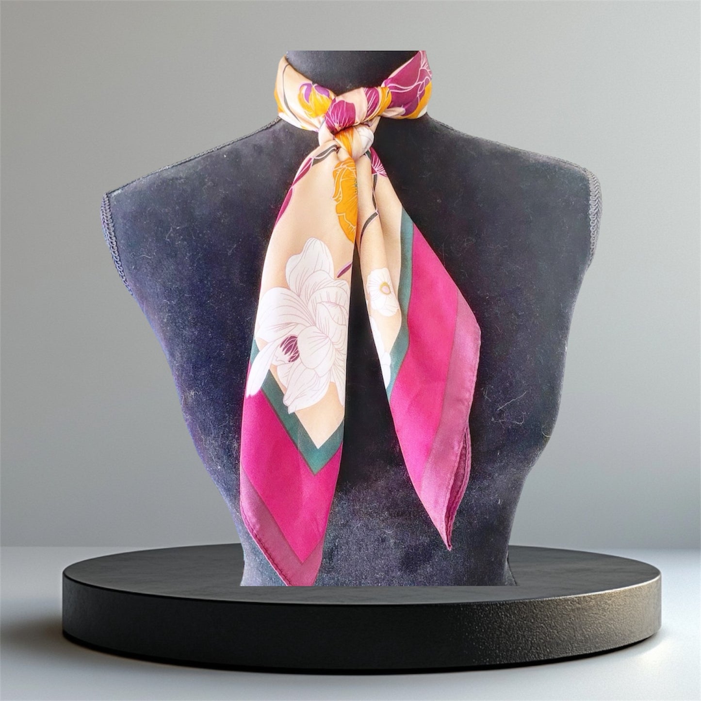 Foulard effet soie