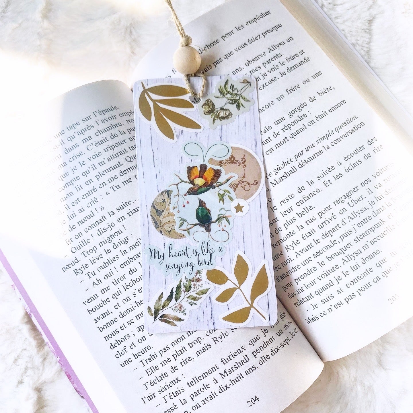 Marque-pages scrapbooking