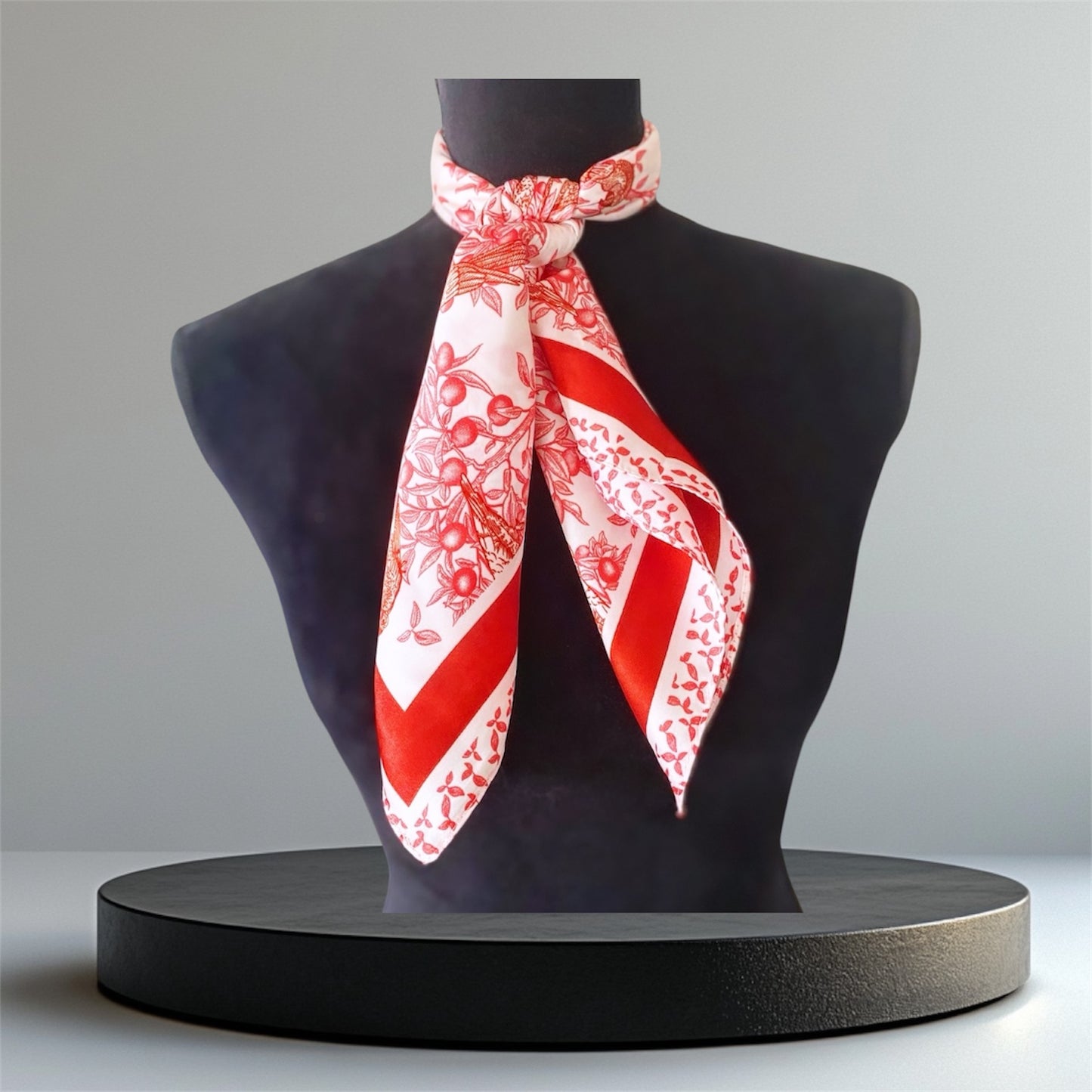 Foulard effet soie