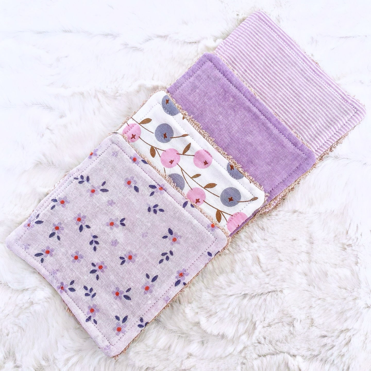 Lot de 4 lingettes démaquillantes