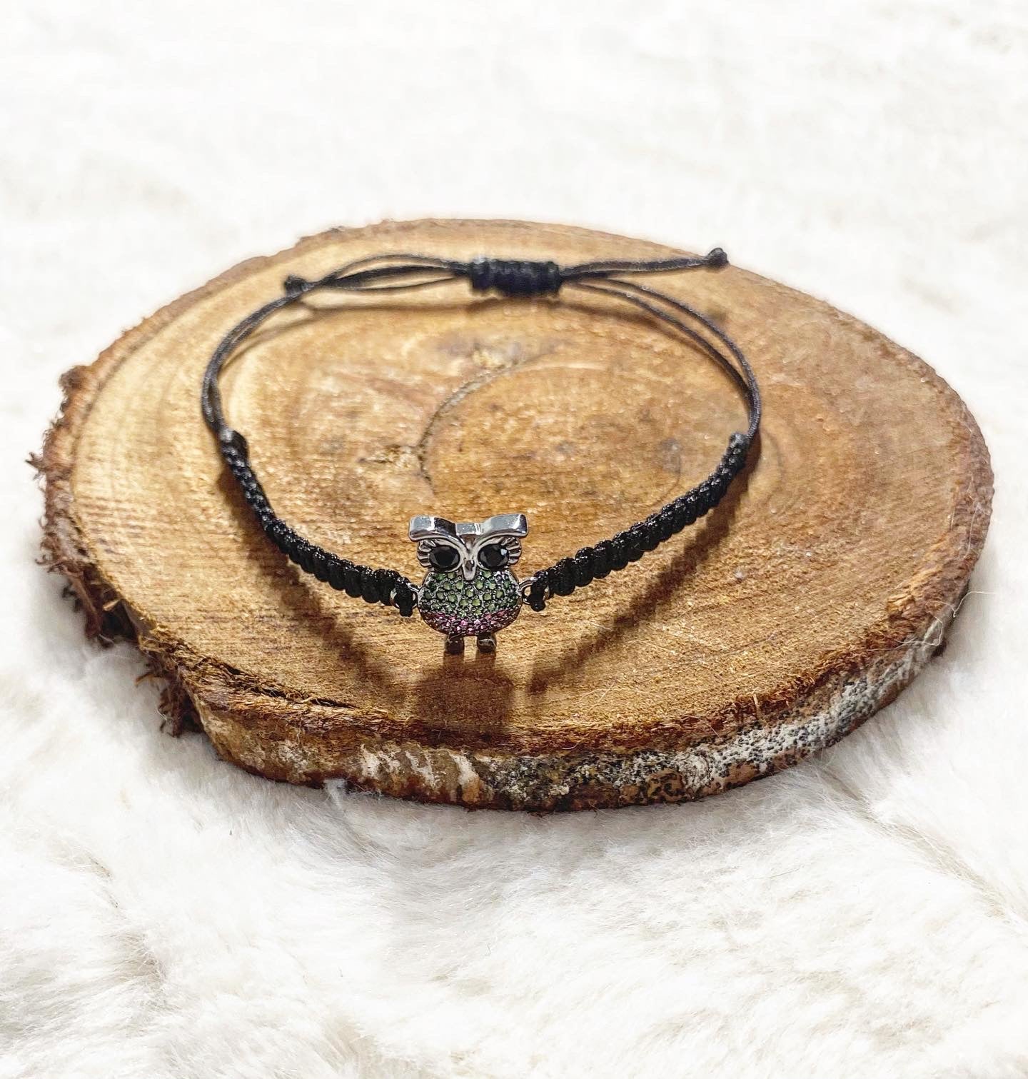 Bracelet en macramé bijou animal