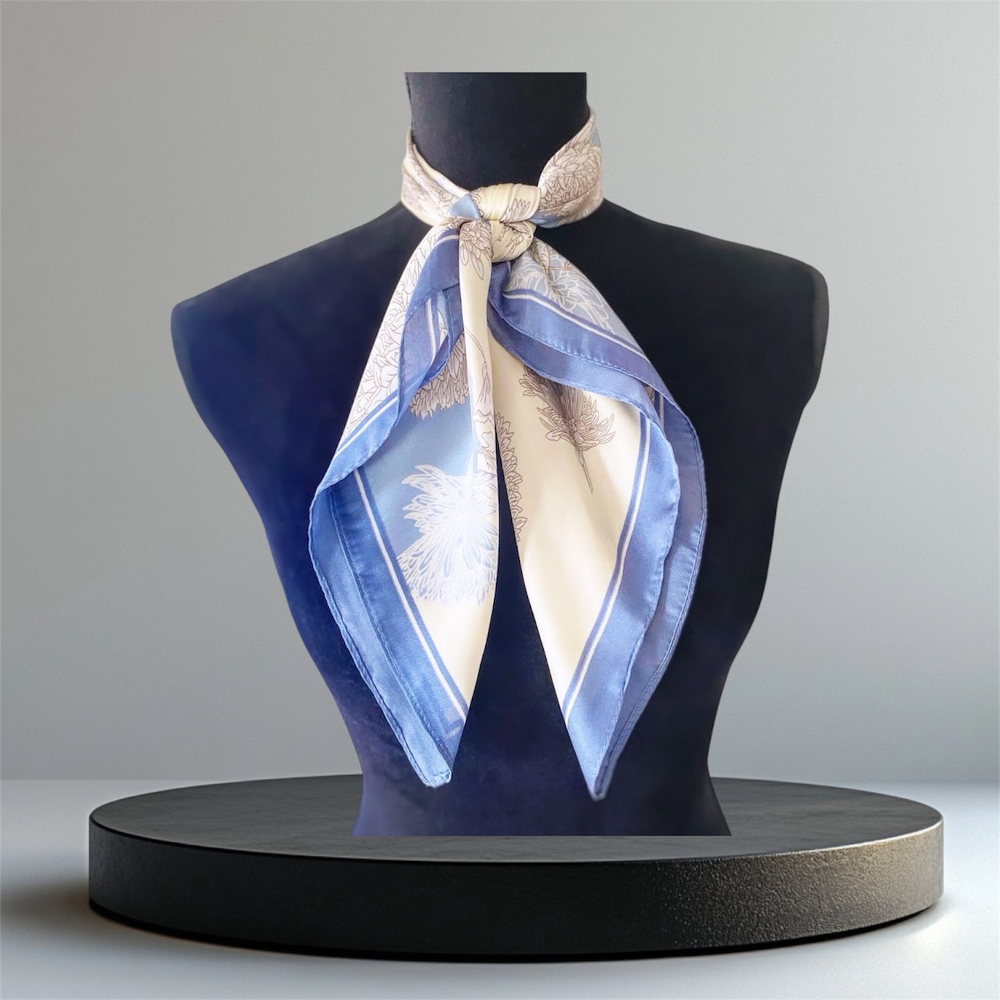Foulard effet soie