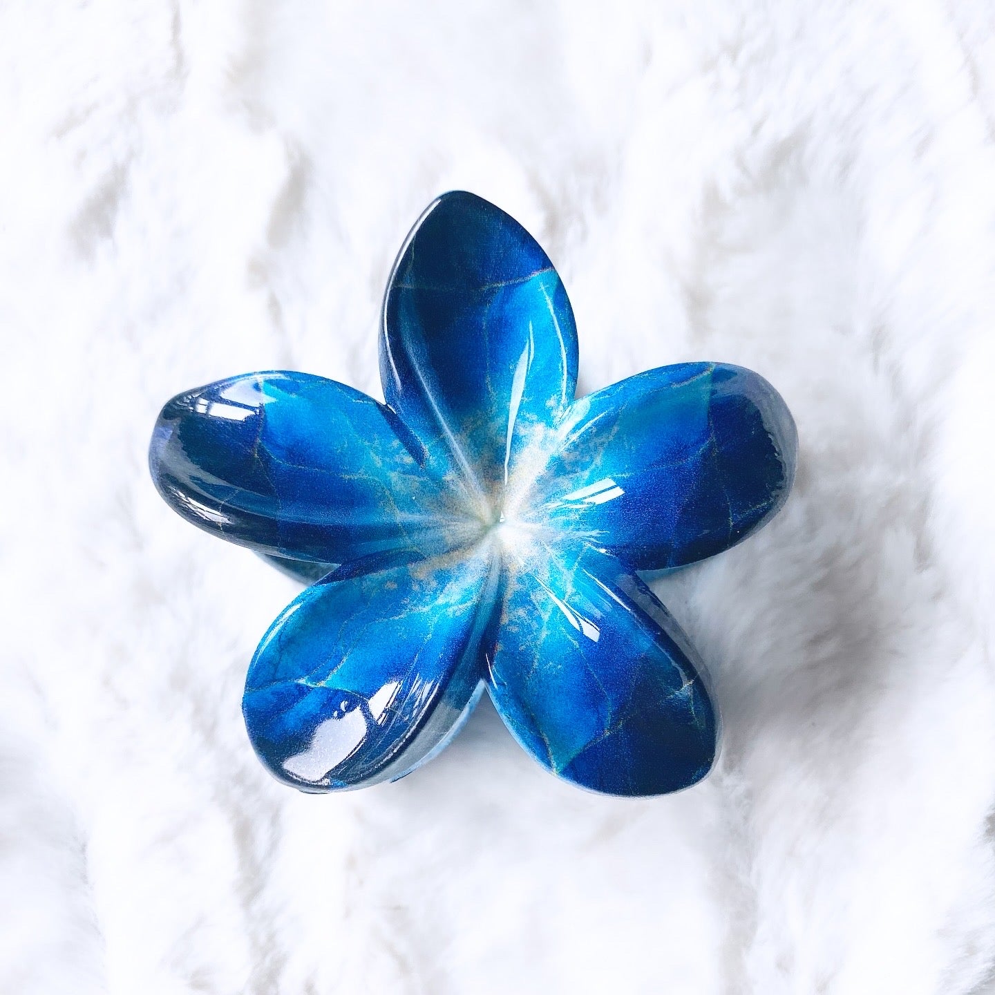 Pince à cheveux fleur de tiaré