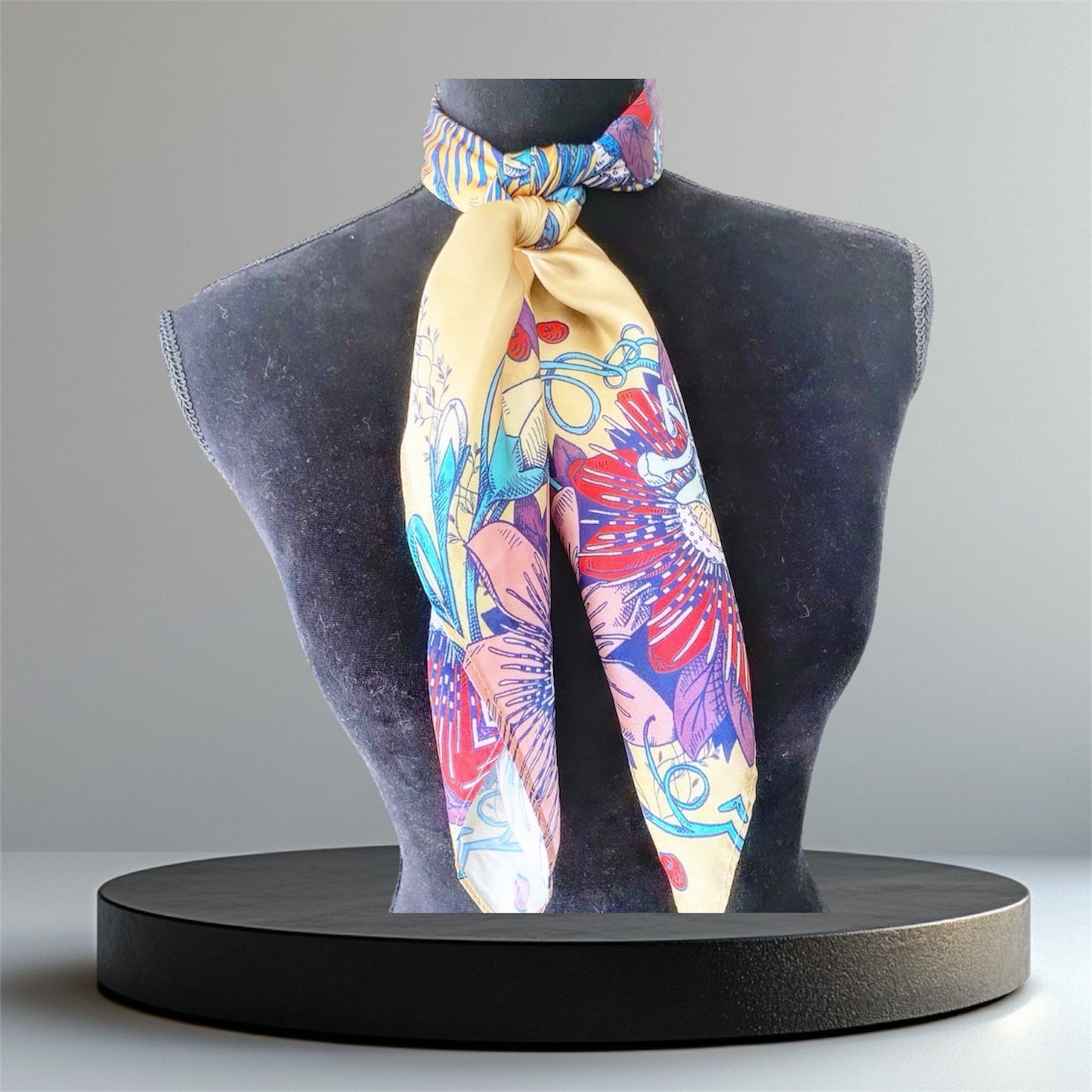 Foulard effet soie