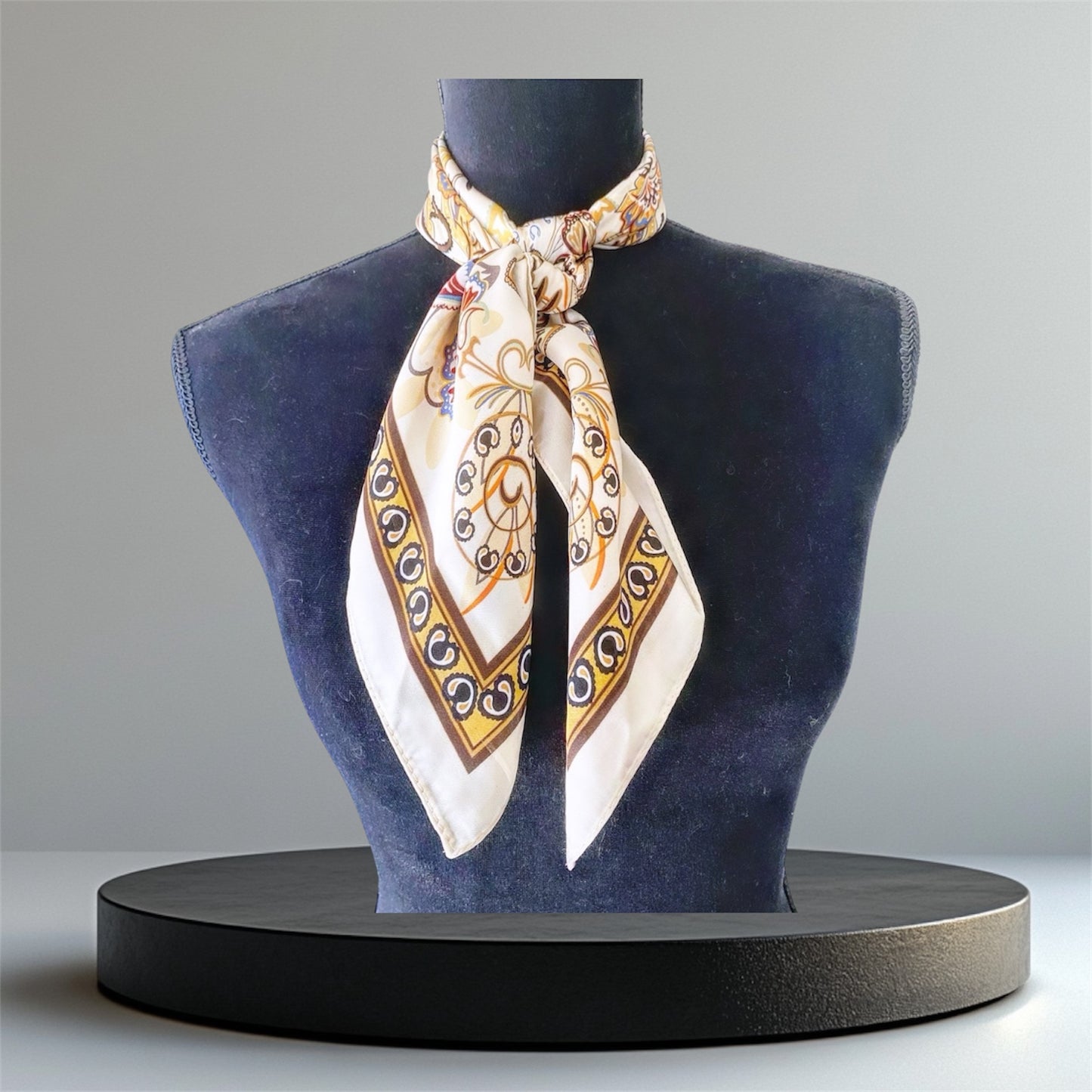 Foulard effet soie