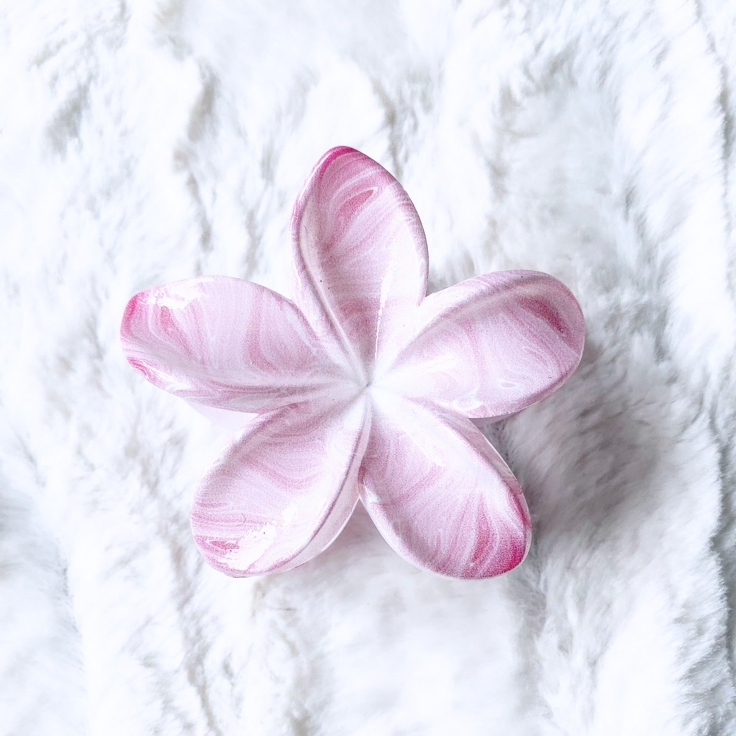 Pince à cheveux fleur de tiaré
