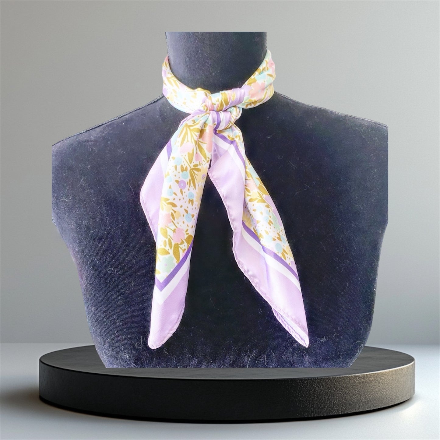 Foulard effet soie