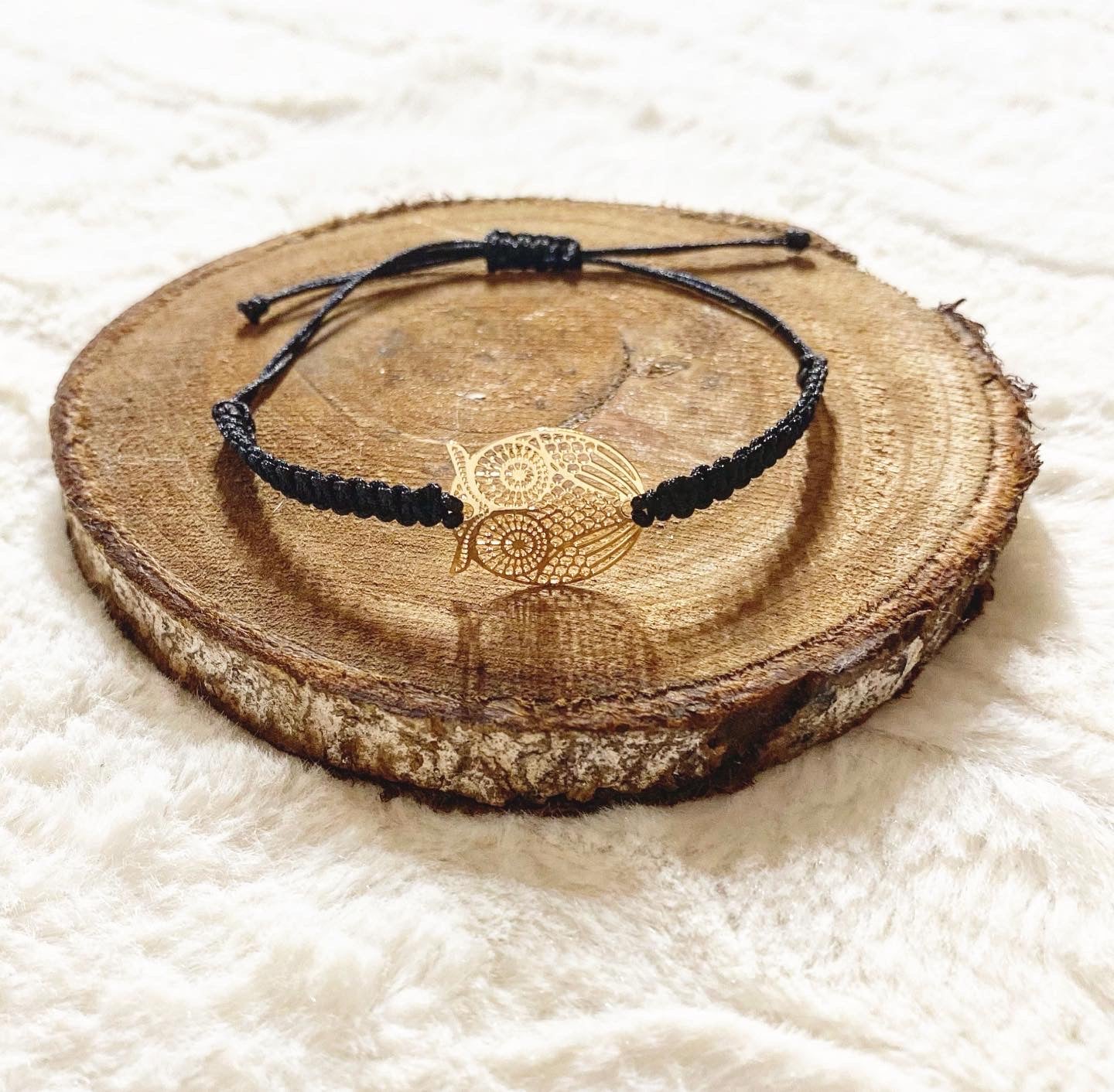 Bracelet en macramé bijou animal