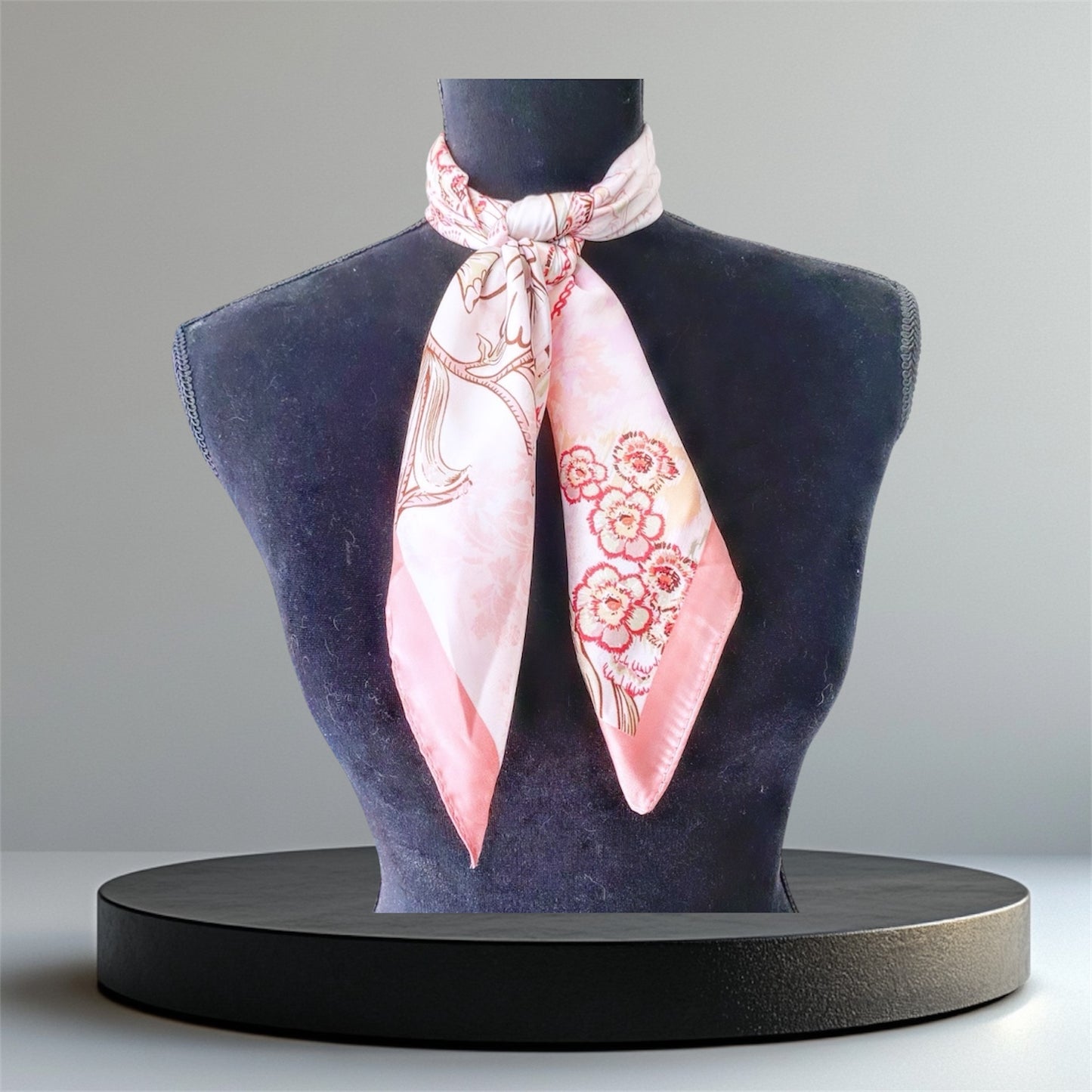 Foulard effet soie