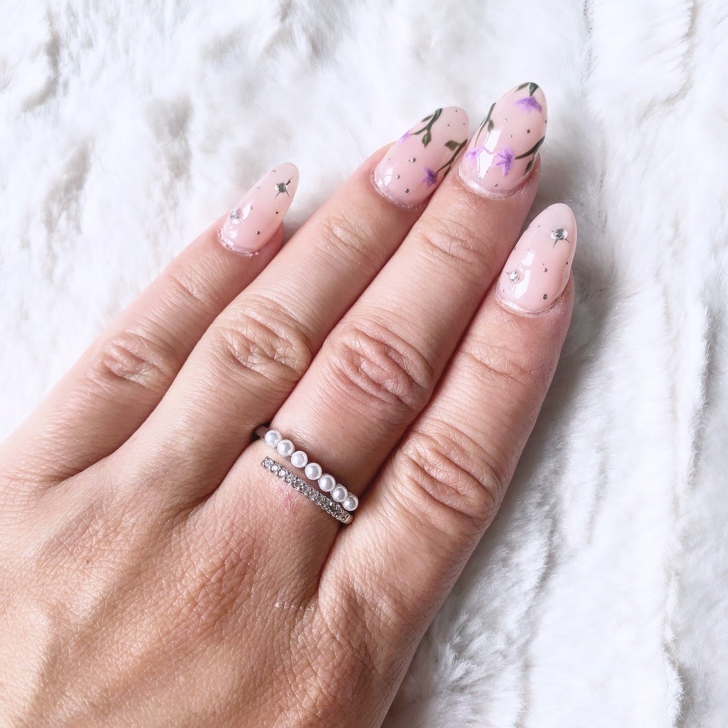Bague réglable en acier inoxydable argenté