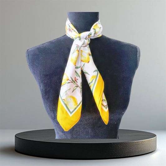Foulard effet soie