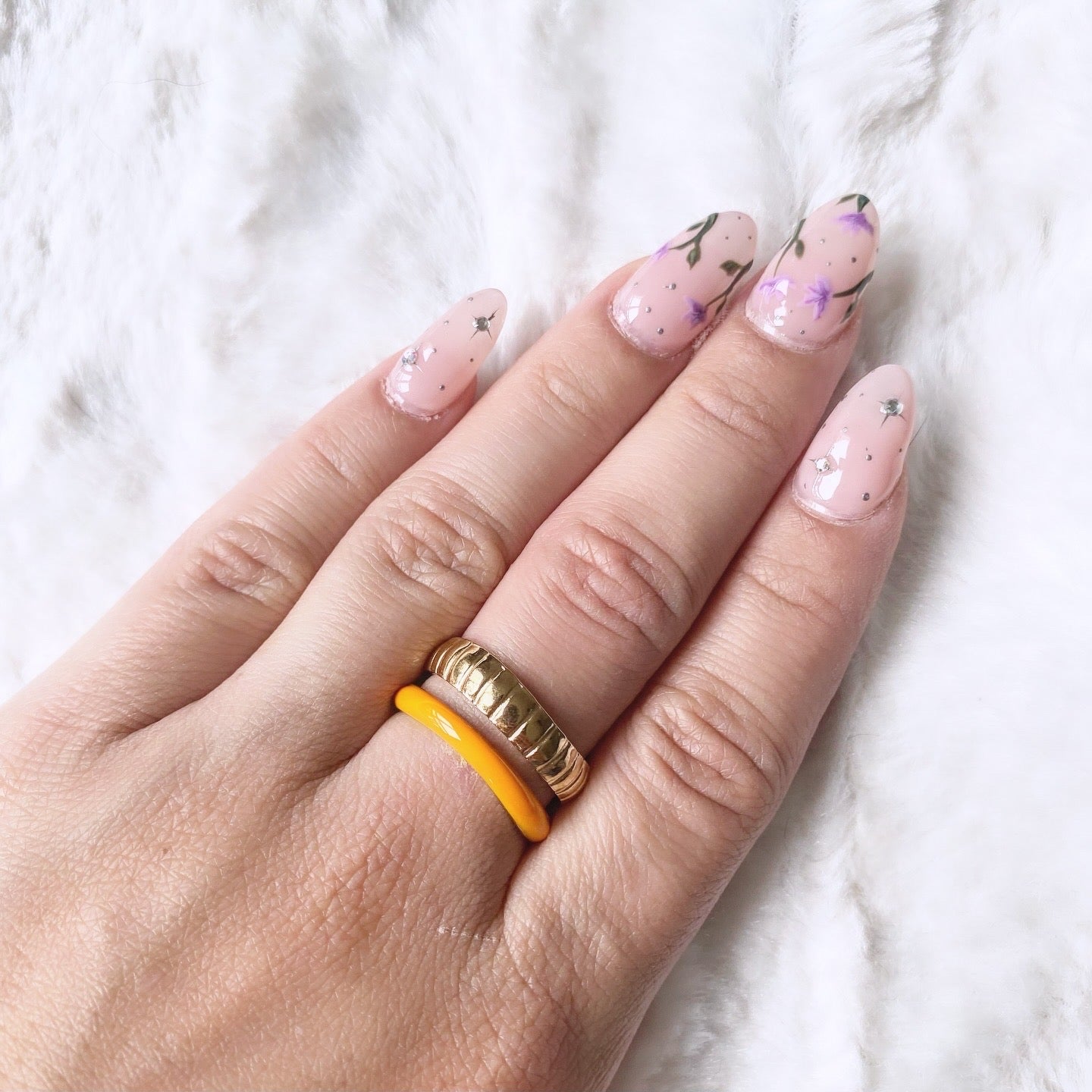 Bague réglable en acier inoxydable doré