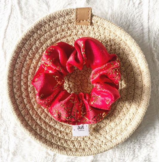 Chouchou en velours ou satin